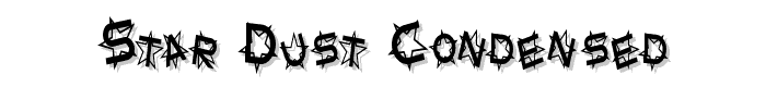 Star Dust Condensed font